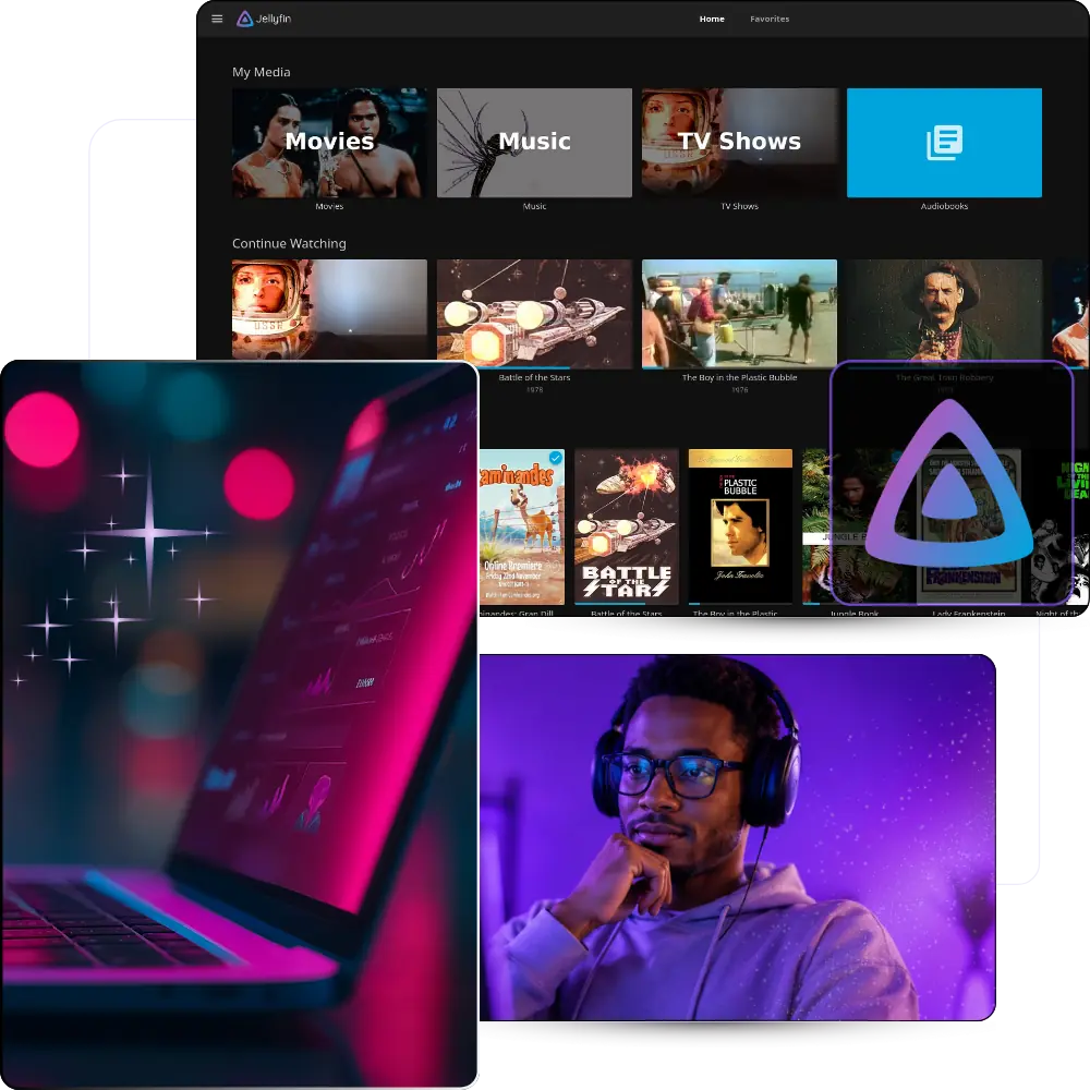 Jellyfin VPS hosting - Jellyfin hosting for a home movie library